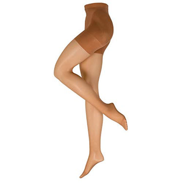Only the belly-legs-bottom 20 DEN shaping tights shape the belly, thighs & bottom transparent matte sheer tights wide comfort waistband women on sale